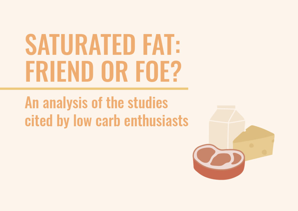 Saturated fat and cardiovascular disease