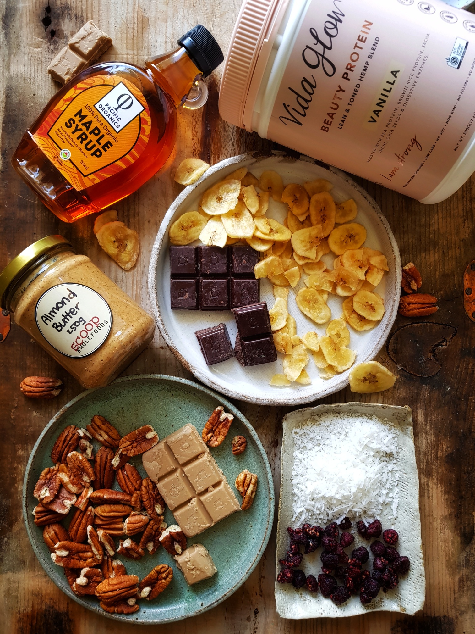 Almond Butter, Chocolates, Maple Syrup for Cookies Recipe