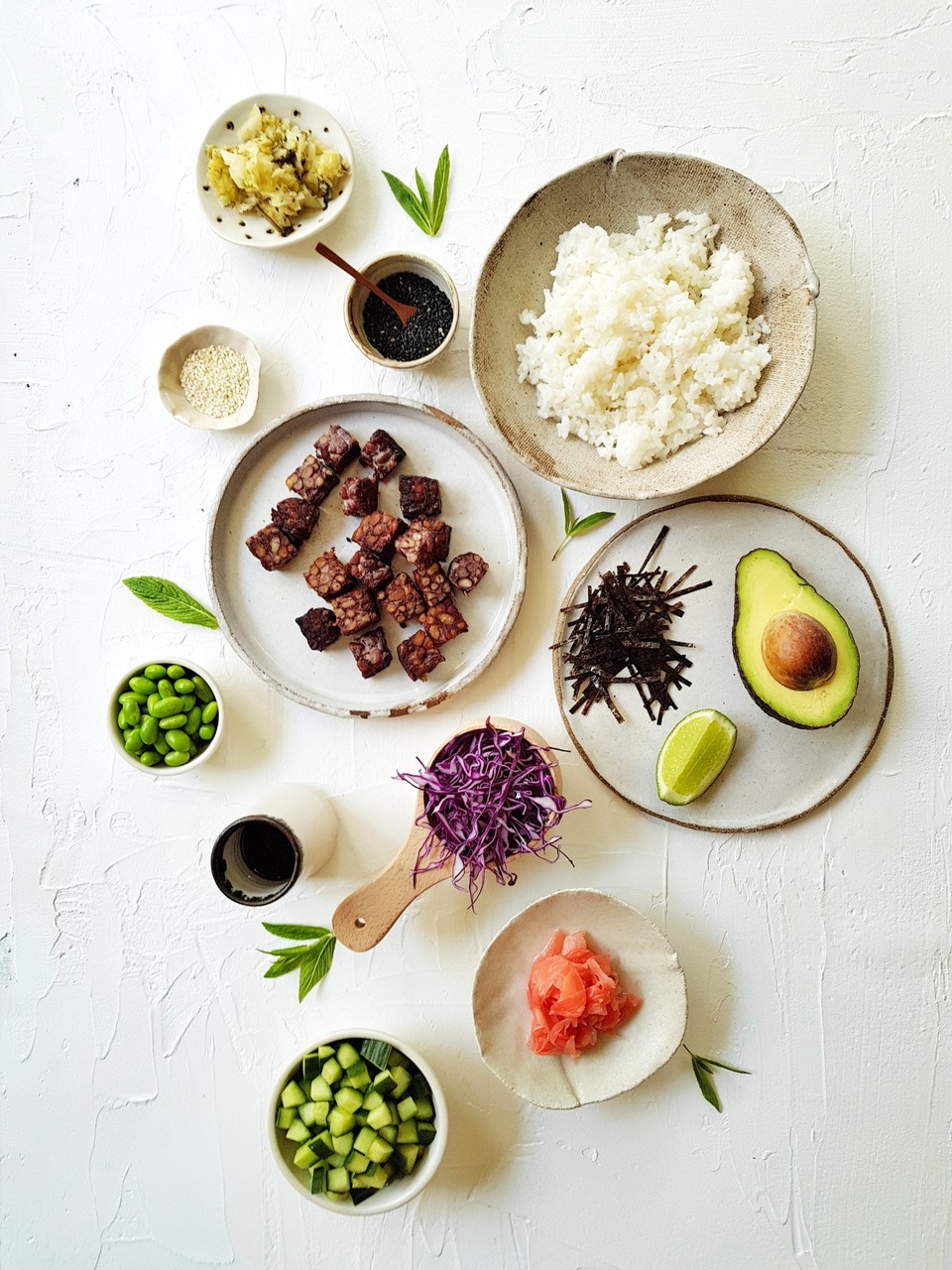 Plant Proof Tempeh Poke Bowl