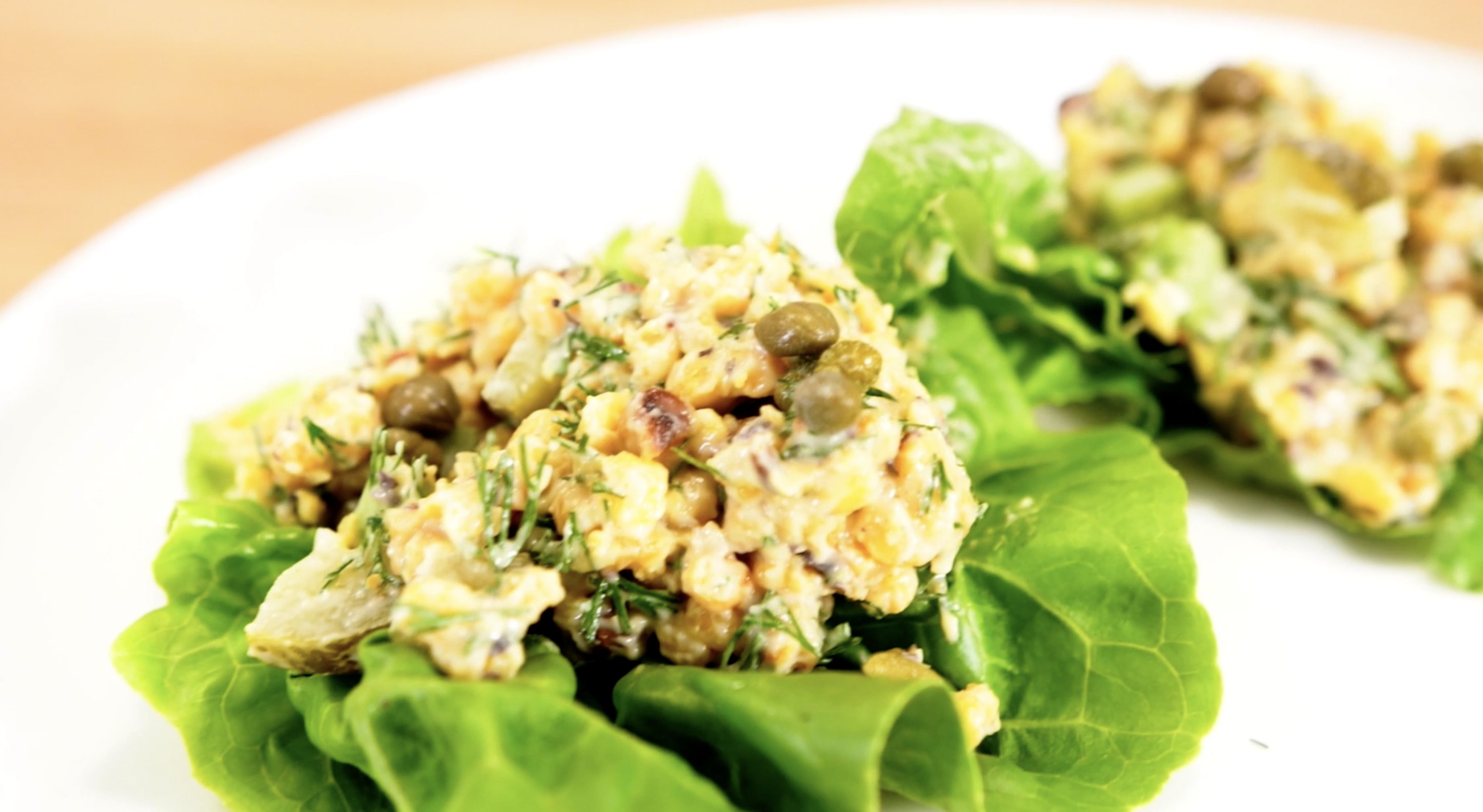 Plant Proof 10 ways to cook Tempeh Chickpea Tuna Lettuce Cups